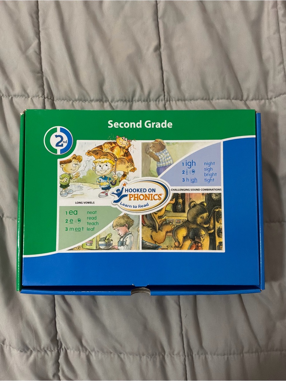 Hooked on Phonics 2nd Grade Workbooks, CD, Flashcards, Game & Stickers